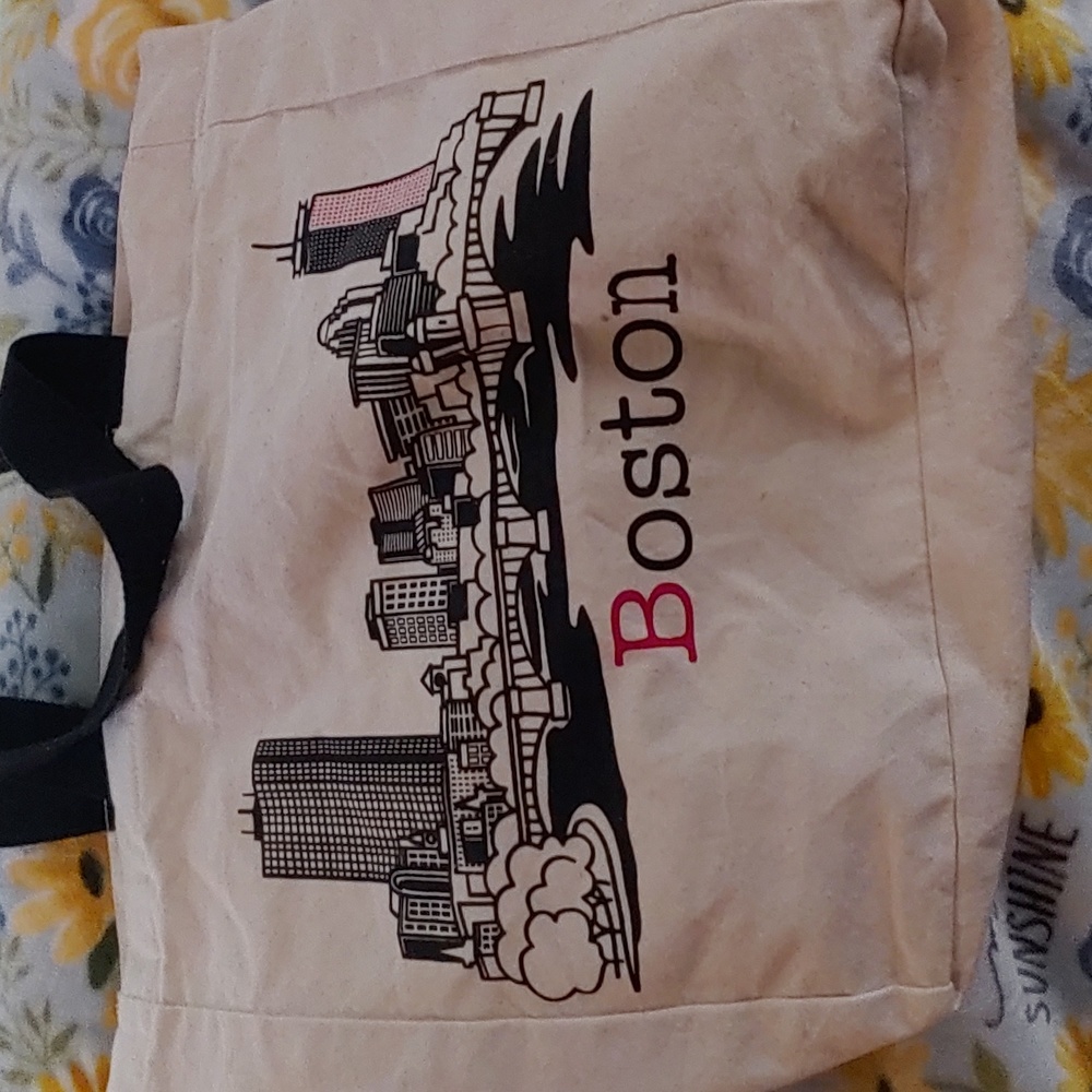 Large Boston tote bag